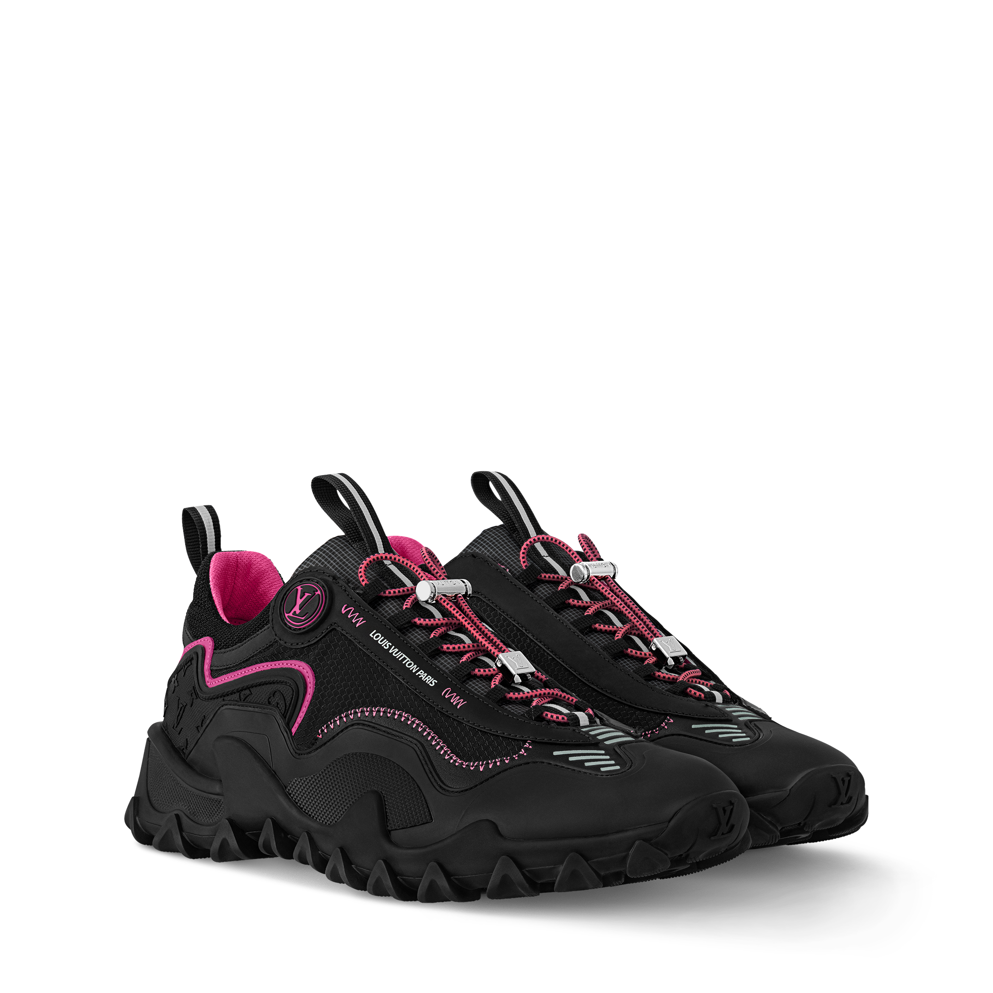 かわいいウサギ  LOUIS VUITTON ブラック スニーカー LV Rush Sneaker - Women - Shoes | LOUIS VUITTON ®